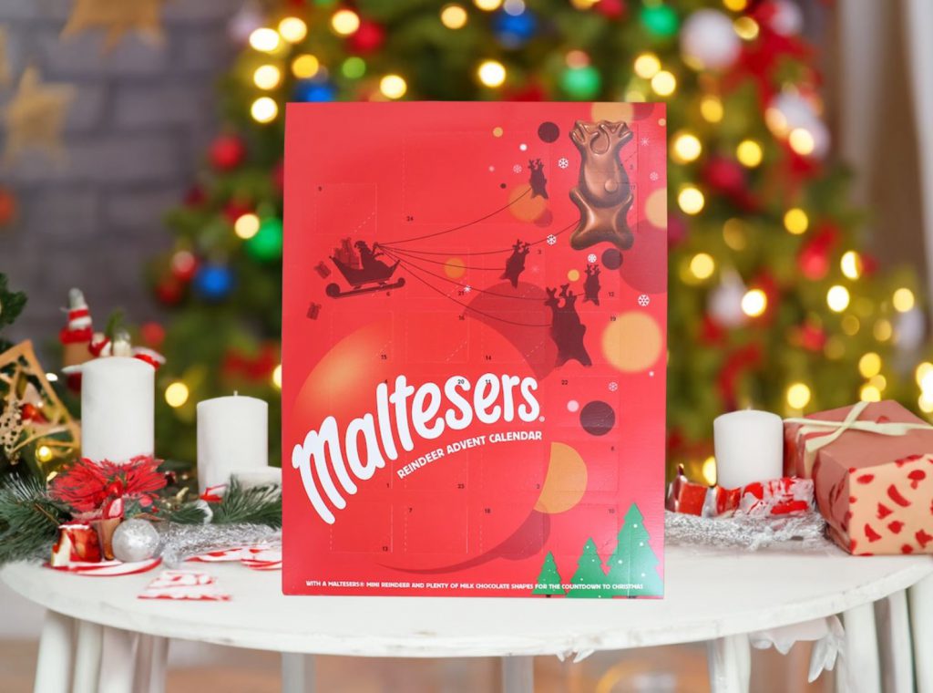 Tell ned til jul med maltesernes deilige sjokoladebiter.