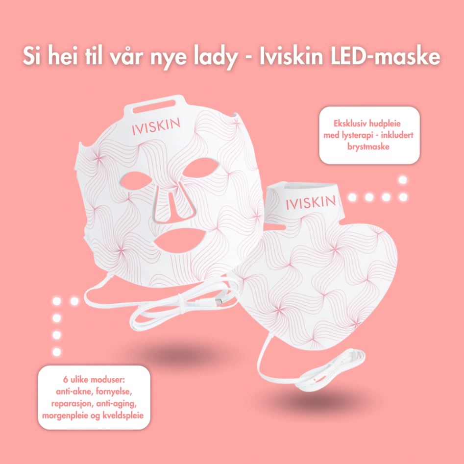 Iviskin LED-lysmaske